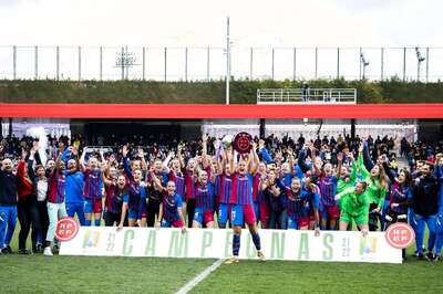 Barcelona Hammer Real Madrid to Clinch Women's League Title Again