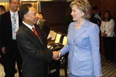 Abandoned motorbike destroyed at Thai security meet