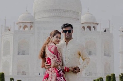Payal Rohatgi and Sangram Singh Visit Taj Mahal After Their Marriage; Pics
