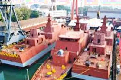 Indian Navy Launches 2 Anti-submarine Warfare Vessels In Kochi