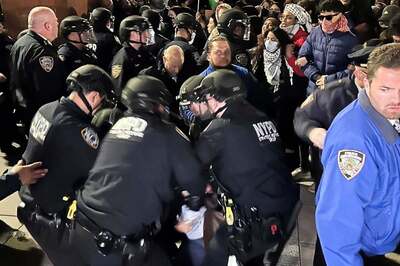 Pro-Palestine Protesters Force Online Classes At Columbia University Amid Fee Refund Calls, Cops Struggle To Evict Them