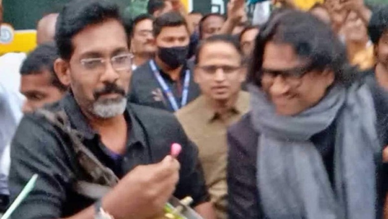 At Ghar Banduk Biryani’s Promotions, Nagraj Manjule Plays Halgi; Watch