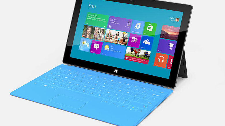 Microsoft surfaces with Surface tablet
