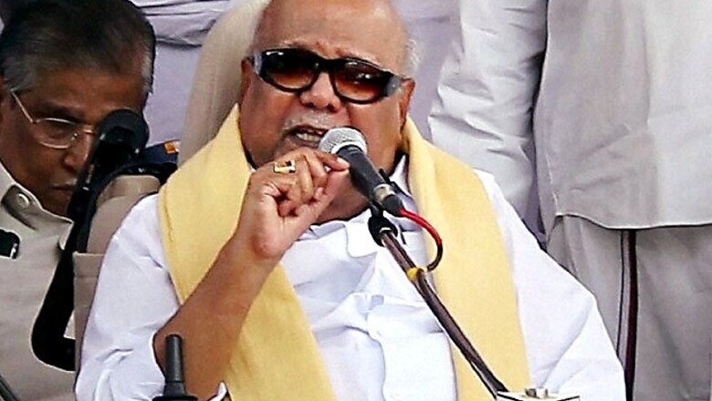 Karunanidhi hospitalised following stomach pain