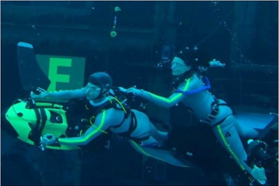 Latest Pics from 'Avatar' Set Show Sigourney Weaver Filming Underwater Sequence