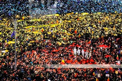 13th Day of Protests Against Romania Govt Draw Thousands on Streets
