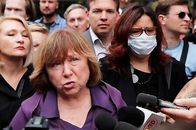 Nobel Laureate Author Emerges As Powerful Voice Backing Belarus Protests