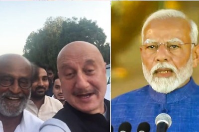 Rajinikanth Holds Anupam Kher's Arm, Latter Calls Him 'God's Gift To Mankind' at PM Modi's Swearing-in