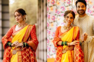 Ankita Lokhande Dresses Up as the Perfect Marathi Bride for Post-Wedding Ceremony With Vicky Jain