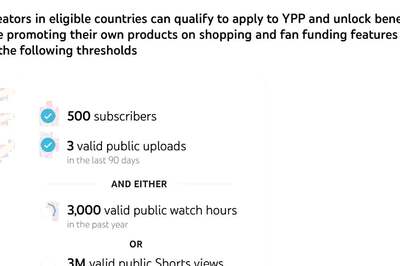 YouTube: You Will Now Need Only 500 Subscribers To Earn Money - All Details