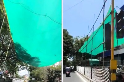 To Combat Heat, Puducherry Installs Green Shade Nets Over Traffic Signals