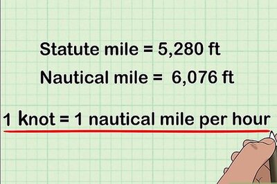 How to Convert Knots to Miles Per Hour