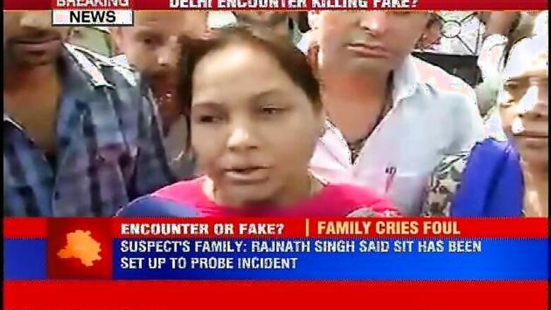 Delhi: Home Minister Rajnath Singh assures fair trial in Manoj Vashishth's encounter
