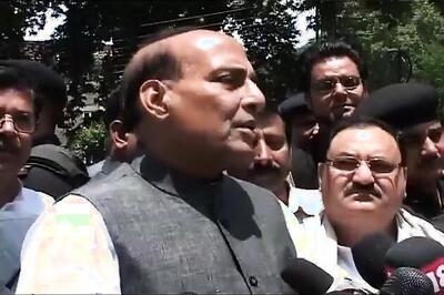 BJP will not stake claim to form govt if UPA falls: Rajnath