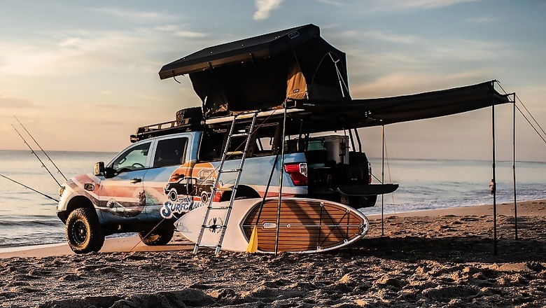 Nissan Unveils Titan Surfcamp Concept Lifestyle Pickup Truck - A Beach Bungalow on Wheels [Video]