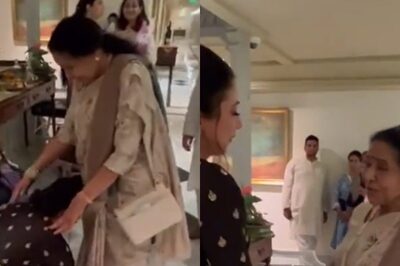 Rupali Ganguly Bows Down And Touches Asha Bhosle’s Feet as Both Interacts During an Event; Watch Video