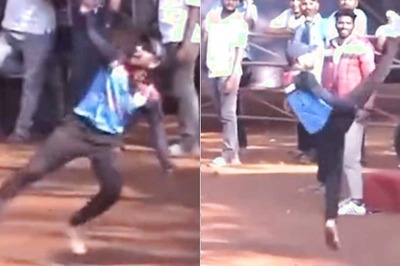 WATCH: Player Mixes Cricket with Football to Complete a Boundary Catch, Sachin & Others are Stunned