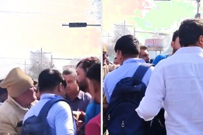 2 Men Fight In Front Of Police After Accident In UP; Internet Says 'Normal Behaviour'