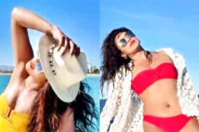 Priyanka Chopra Enjoys 'A Perfect Day Off' in Yellow and Red Swimsuits, See Pics
