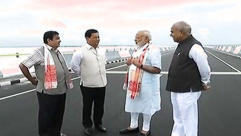 PM Modi Inaugurates Dhola-Sadiya Link, India's Longest Bridge at 9.15 km