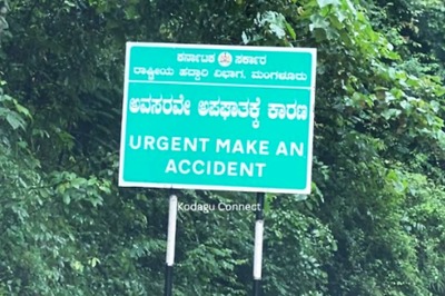 'Urgent Make An Accident': This Karnataka Highway Signboard Is Viral For Its Translation Blunder