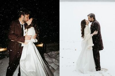 Take Cues From Jordana Jacobs And Josh Radnor, Whose Winter Wedding Was All About A Snowy Celebration Of Love
