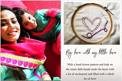 Mira Rajput Shares Cute Heart Embroidery Done by Daughter Misha