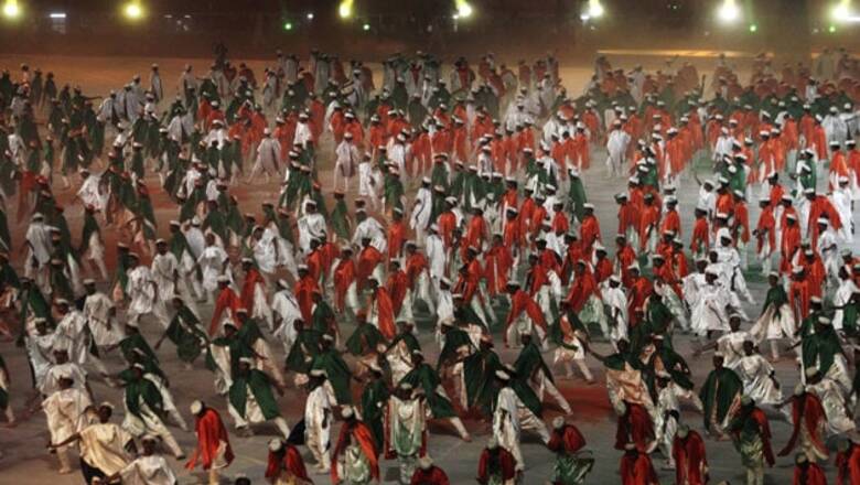 CWG: The rangoli that left everyone spellbound
