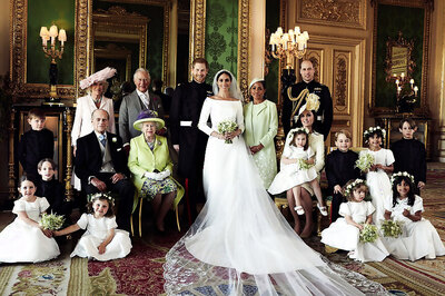 Royals Release First Official Wedding Photos of Prince Harry and Meghan Markle