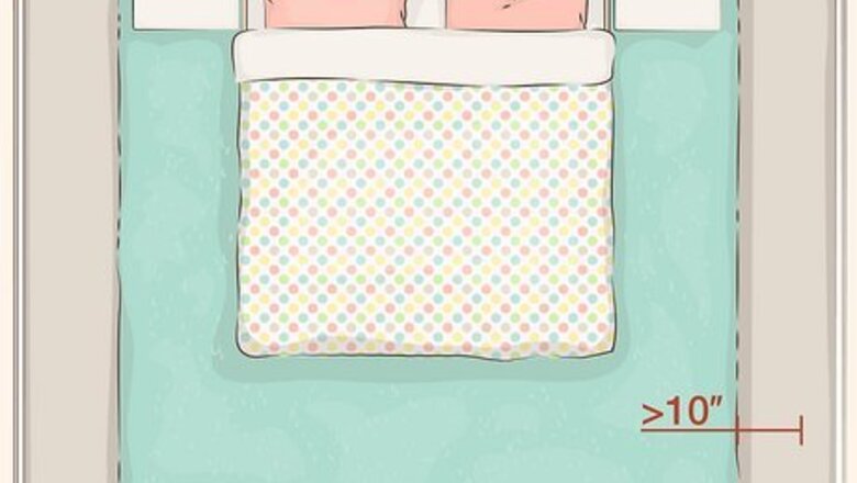How to Place a Rug Under a Bed