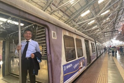 Japanese Ambassador To India Starts Mumbai Tour With Local Train Ride And Street Shopping