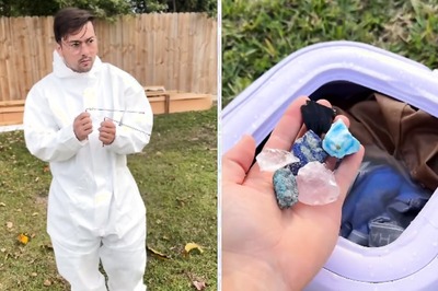 'New To Earth?' Man Uses Energy Crystals To Wash His Clothes Once In 3 Months
