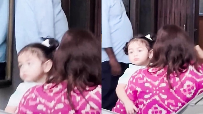 Alia-Ranbir’s Daughter Raha Clutches On To Maasi Shaheen Bhatt As They Visit Soni Razdan’s House; Watch