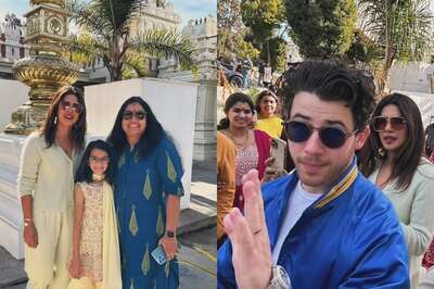 Priyanka Chopra-Nick Jonas Pose With Fans In UNSEEN Pics From Malti's Birthday At Hindu Temple; See Here