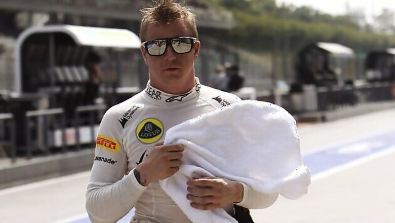 Kimi Raikkonen back on the podium despite injury