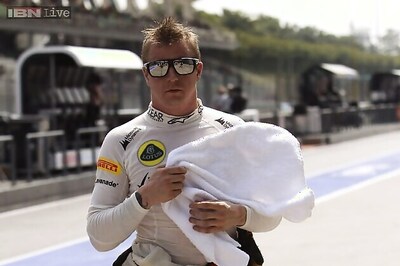 Kimi Raikkonen back on the podium despite injury