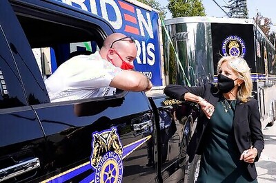 Jill Biden, Doug Emhoff Team Up In Final Campaign Stretch