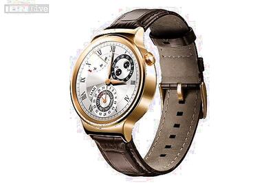 Huawei Watch: Huawei unveils its first Android Wear smartwatch; features a round-faced display, larger than Moto 360