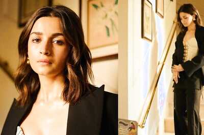Alia Bhatt Continues To Dish Out Boss Babe Vibes, This Time In Corset Top And Black Blazer