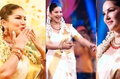 Sunny Leone Makes Heads Turn With Her Traditional Avatar; Dons Kerala Kasavu Saree