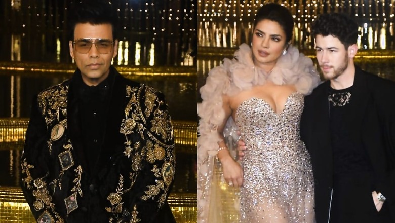 Karan Johar Hugs Priyanka Chopra, Nick Jonas, Bonds With Citadel Star At NMACC Event; Watch Video