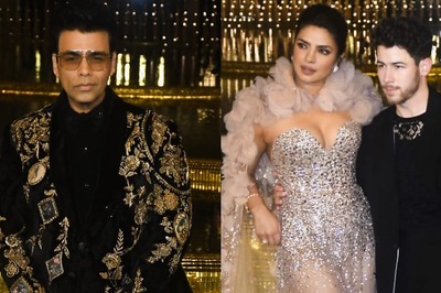Karan Johar Hugs Priyanka Chopra, Nick Jonas, Bonds With Citadel Star At NMACC Event; Watch Video