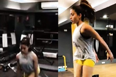 Take a Look at Rashmika Mandanna's Intense Workout Session; Video Inside