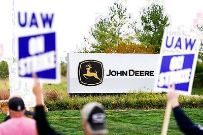 Deere Workers Would Get Immediate 10% Raises Under New Offer