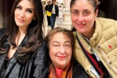 Kareena Kapoor Aces No Makeup Look as She Meets Aunt Rima Jain, Cousin Riddhima In London; See Pic