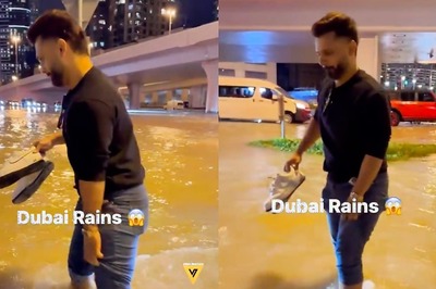 Rahul Vaidya Struggles to Walk Through Knee-deep Water in Dubai, Shocking Video Goes Viral | Watch
