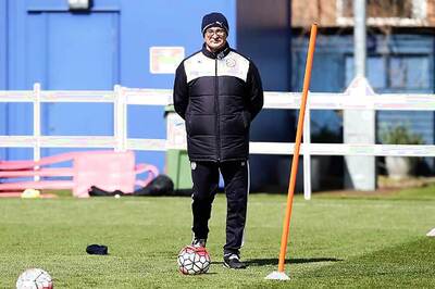 Ranieri Feels Relaxed as Leicester Move Closer to Title