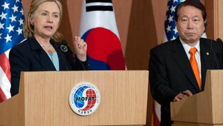 Hillary Clinton visits Seoul to discuss Korea crisis