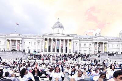 Watch: Hundreds Of Yoga Lovers Join Indian High Commission's Event In London's Trafalgar Square