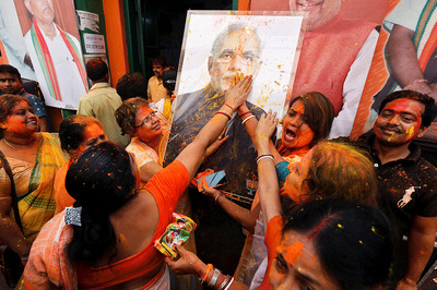 Saffron Wave in Uttar Pradesh, Uttarakhand; Congress Takes Punjab